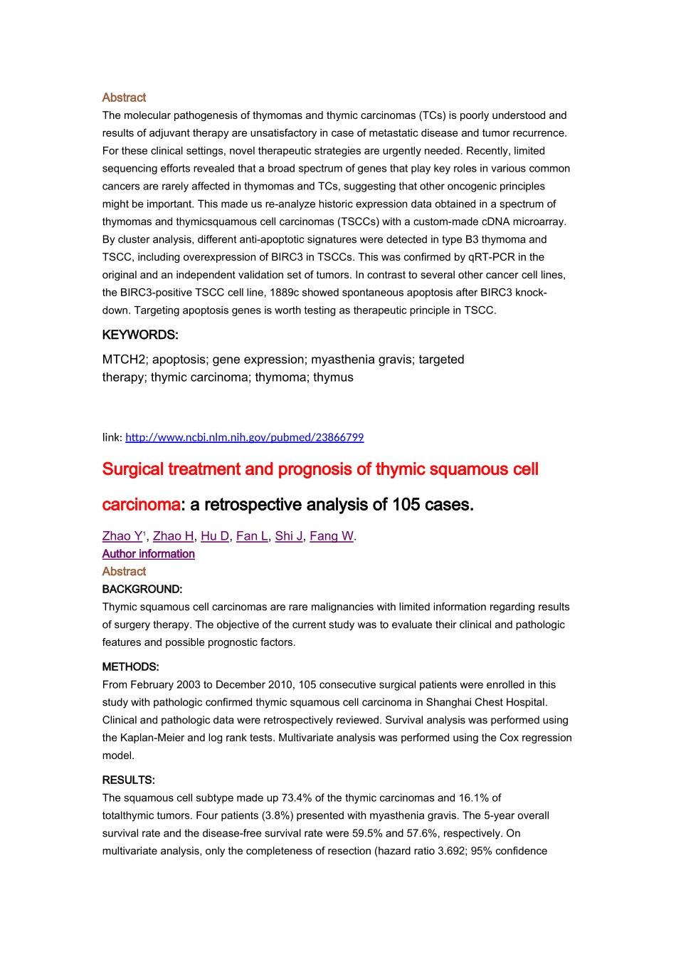 胸腺鳞状细胞癌-相关_第3页