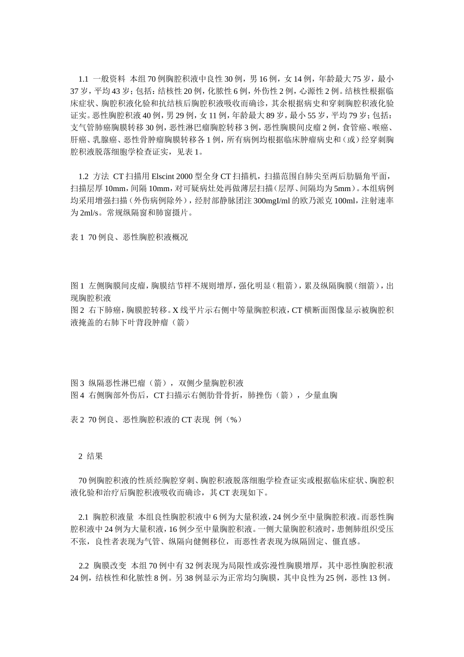 胸腔积液CT检查的临床意义_第2页