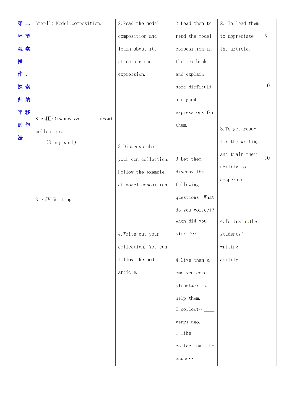 七年级英语上册 Unit 8 Collecting things教案6 （新版）牛津深圳版-牛津深圳版初中七年级上册英语教案_第2页