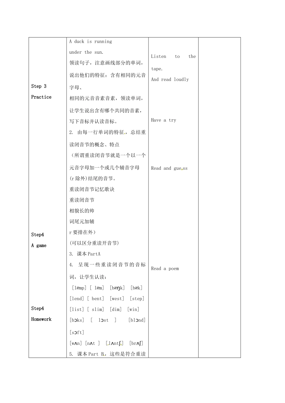 七年级英语上册《Unit 2 Let's play sports》Study skills教案 （新版）牛津版-（新版）牛津版初中七年级上册英语教案_第2页