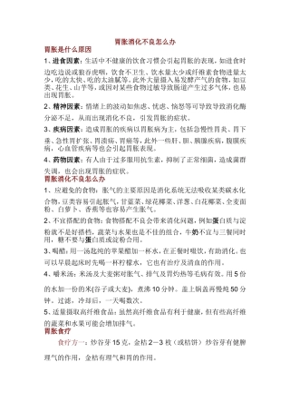 胃胀不消化怎么办
