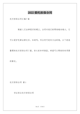 2024委托担保合同_6