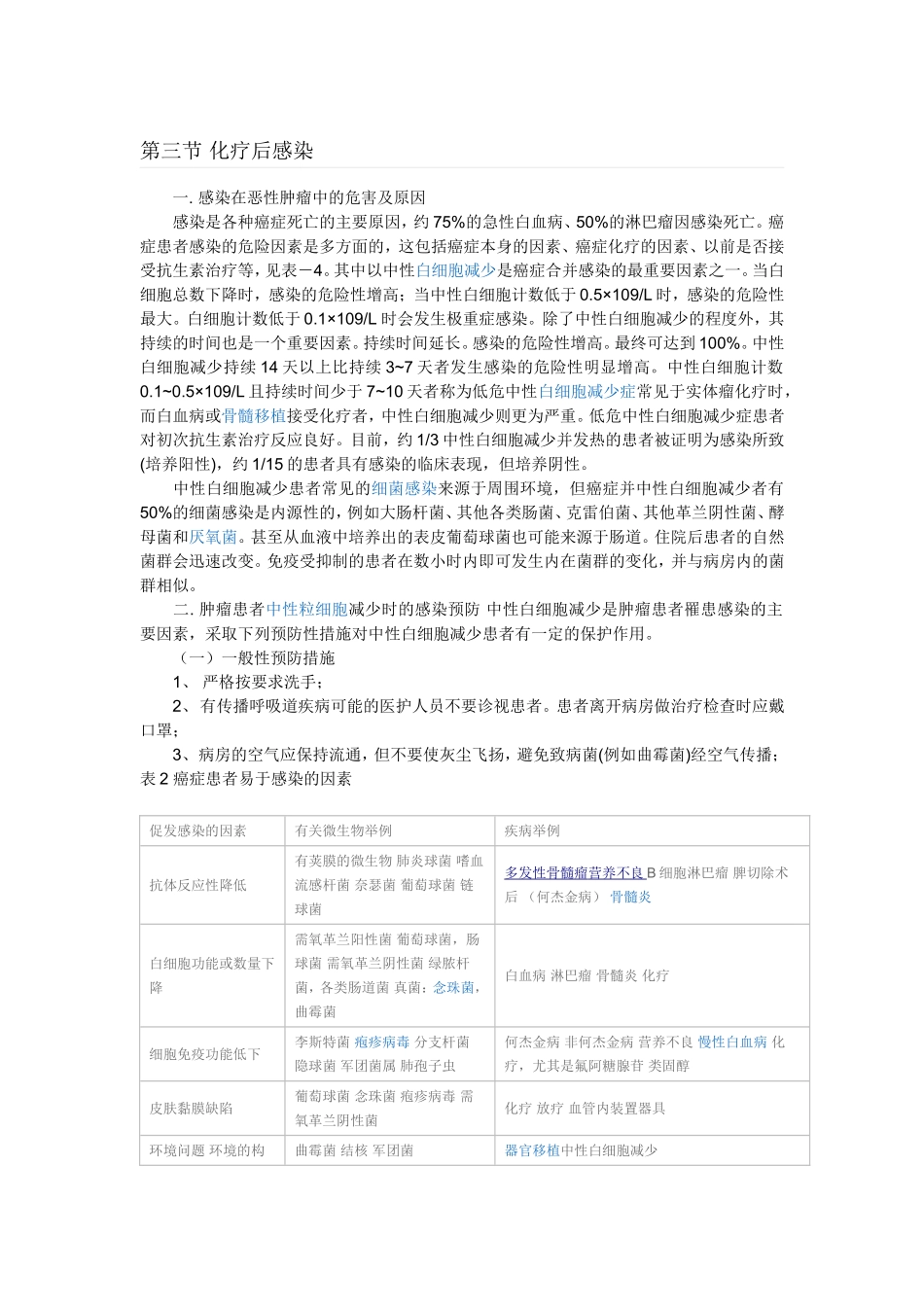 肿瘤并发症之一(感染)_第1页
