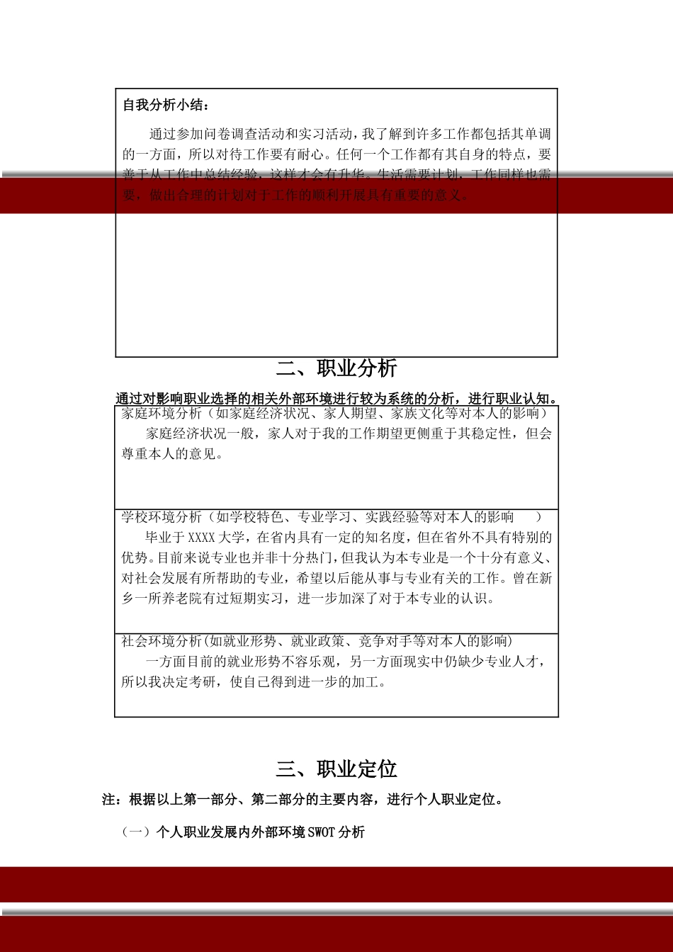 职业生涯规划作业_第3页