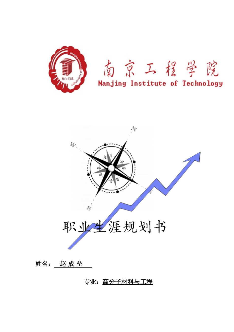 职业生涯规划书 化工生产_第1页