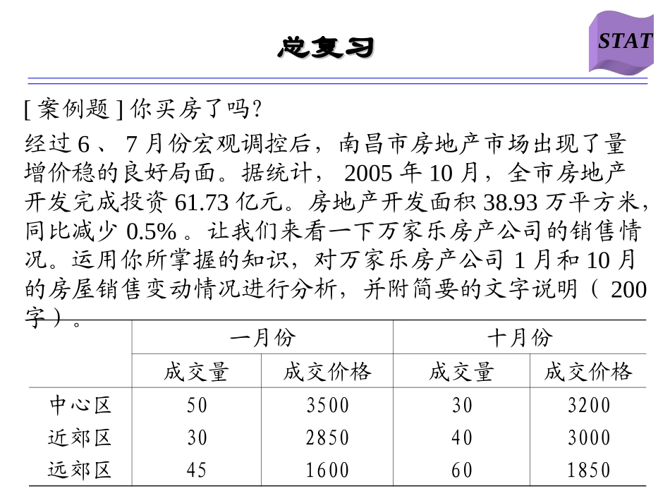 统计学期末考试复习资料_第3页