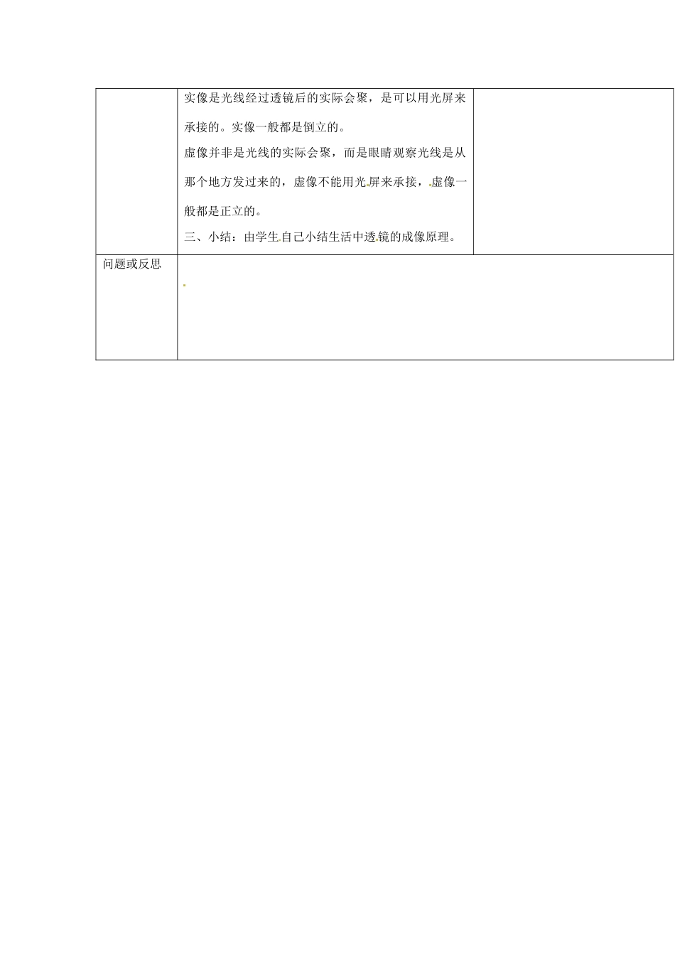 云南省大理州苗尾九年制学校八年级物理上册《3.2 生活中的透镜》教案 新人教版_第2页