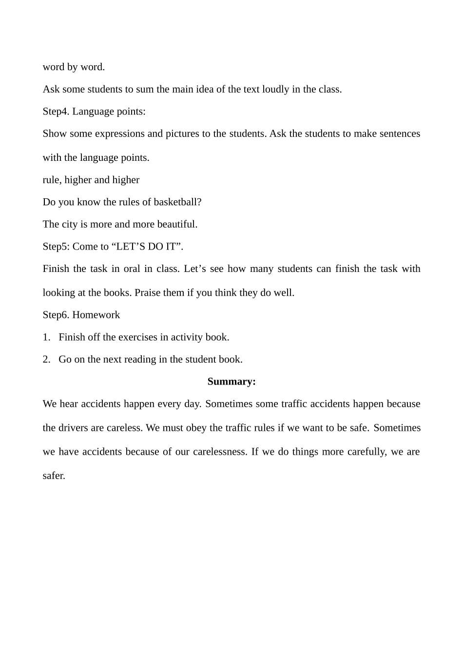 九年级英语上册Unit6 Accidents 7冀教版_第2页