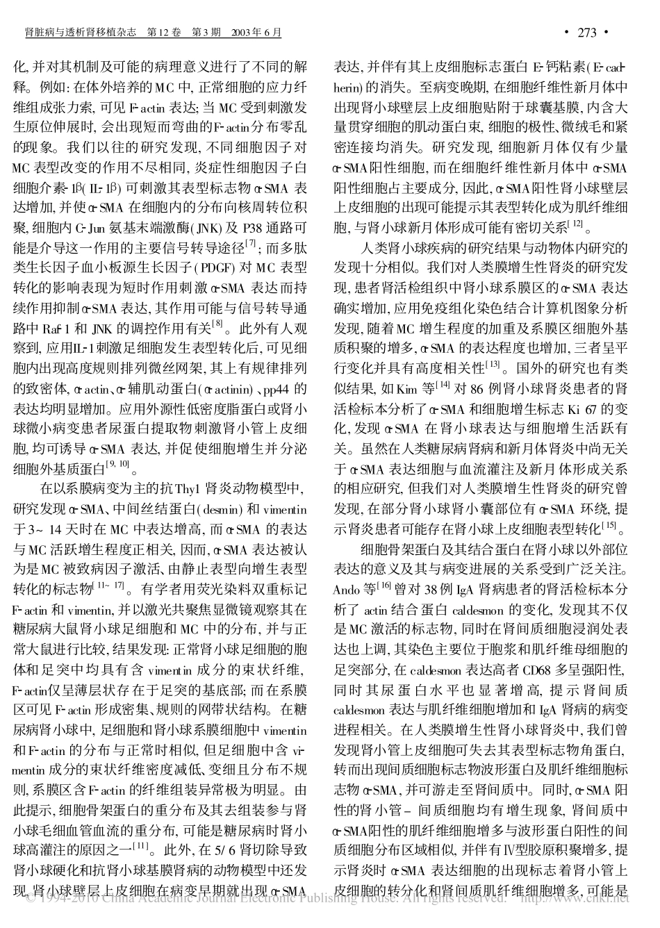 细胞骨架蛋白与肾脏疾病_第2页