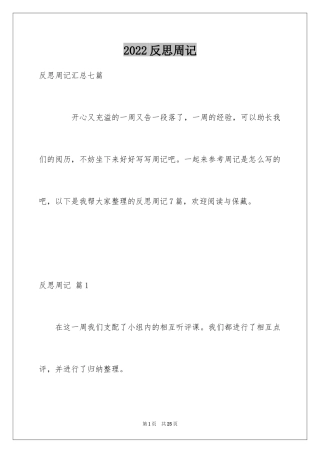 2024反思周记_206