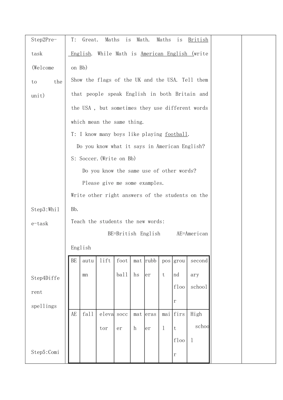 八年级英语上册 Unit2 School life教案 牛津版_第2页