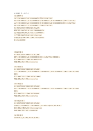 益盟操盘手全部公式2015年