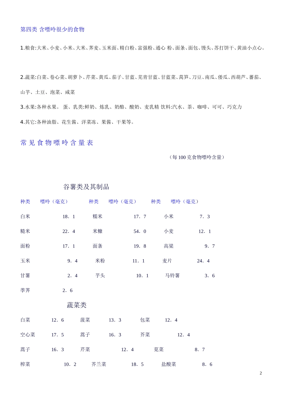痛风患者的饮食禁忌--高嘌呤食物_第2页