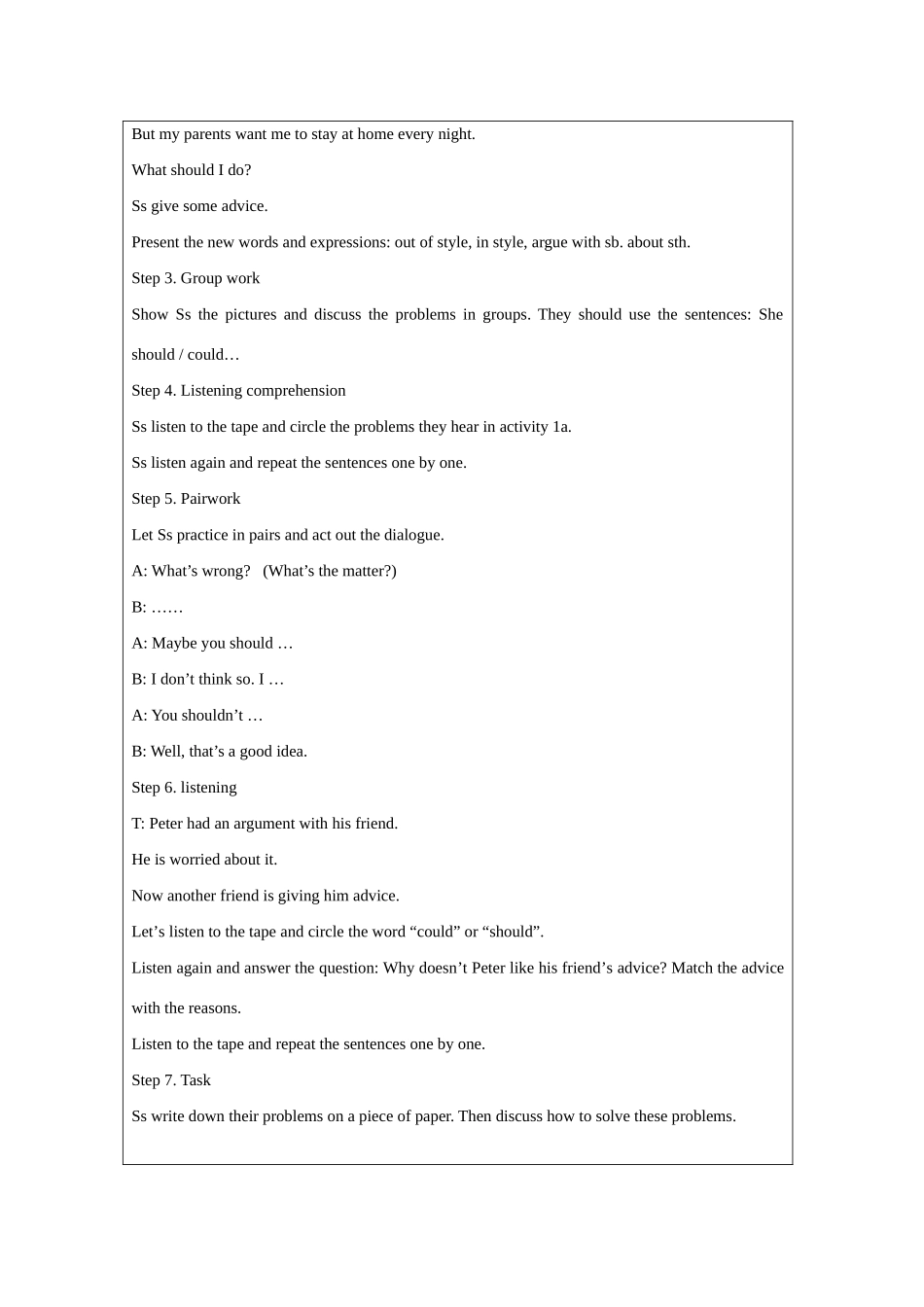 八年级英语上册 UNIT2教案 北师大版_第2页