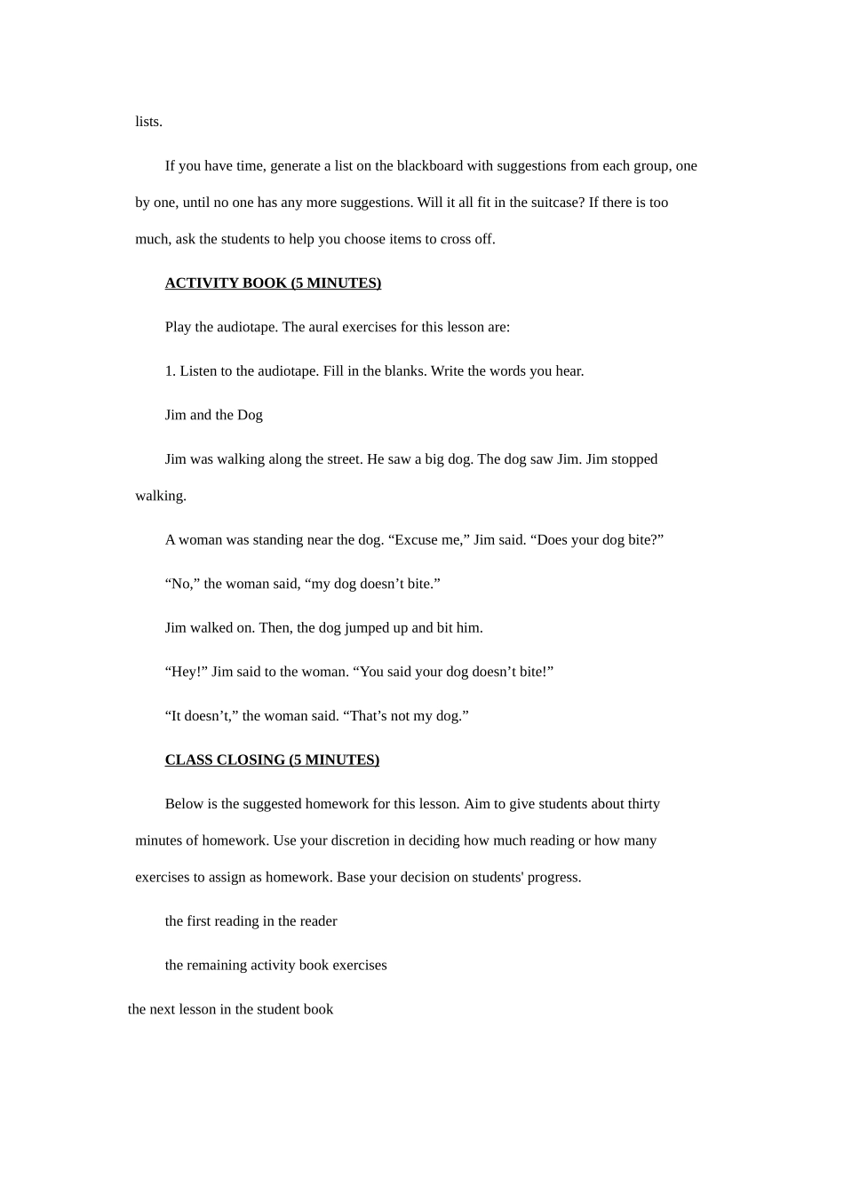 七年级英语第六单元Lesson41--48教学设计冀教版_第3页