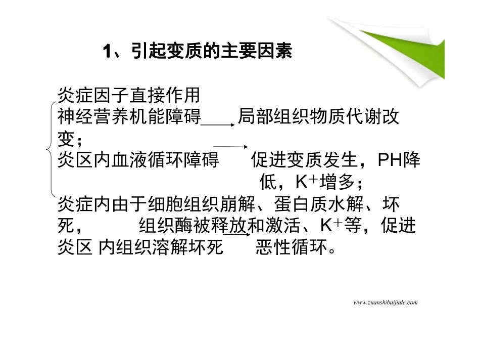 炎症的基本病理过程_第2页