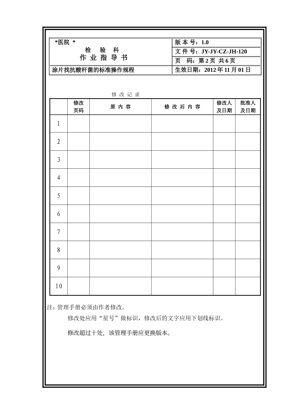 涂片找抗酸杆菌的标准操作规程_第3页