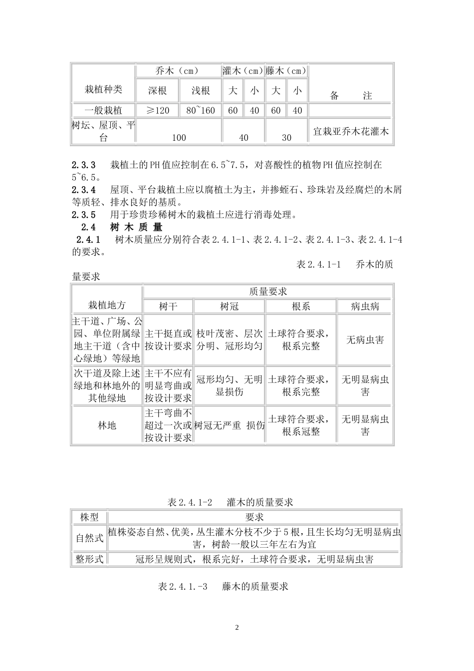 浙江省园林绿化技术规程修改_第2页