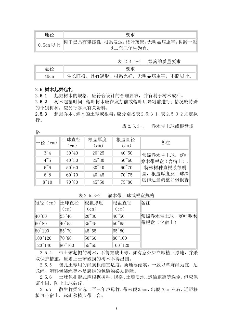 浙江省园林绿化技术规程修改_第3页