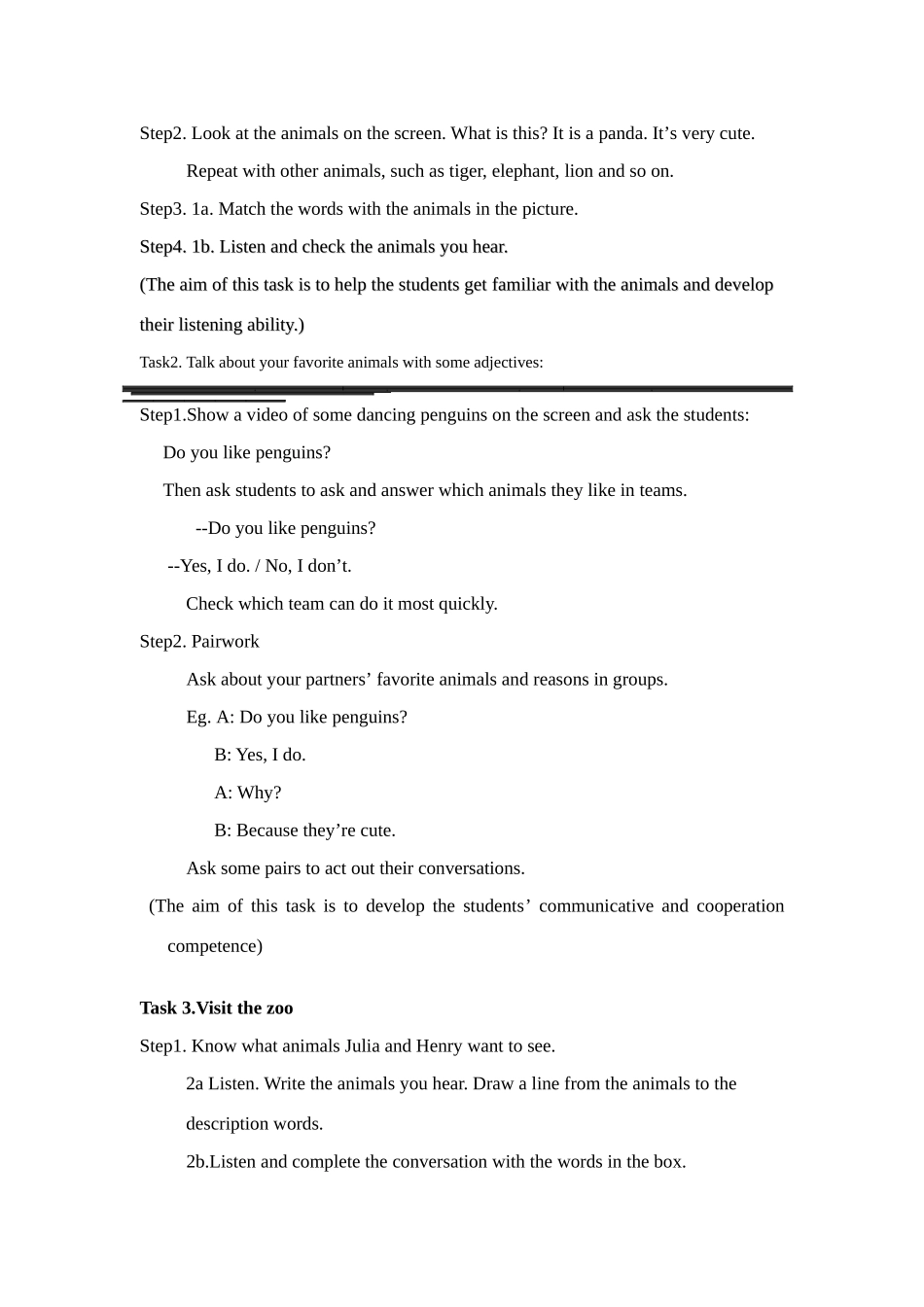 七年级英语下册 第3单元说课教案 新目标_第3页