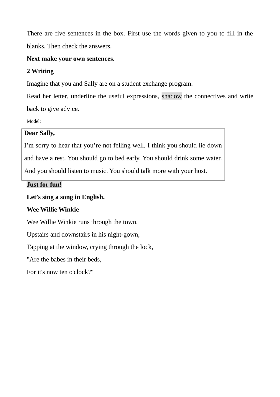 八年级英语Unit2 Self Check新课标 人教版_第2页