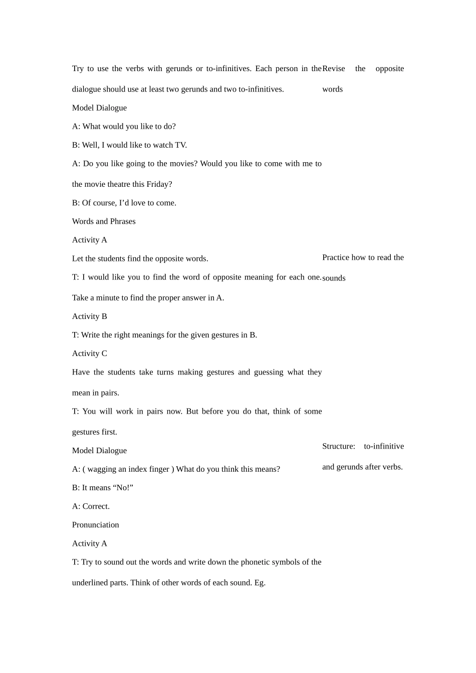 七年级英语下：Unit 2 Body language lesson 3教案教科版_第2页