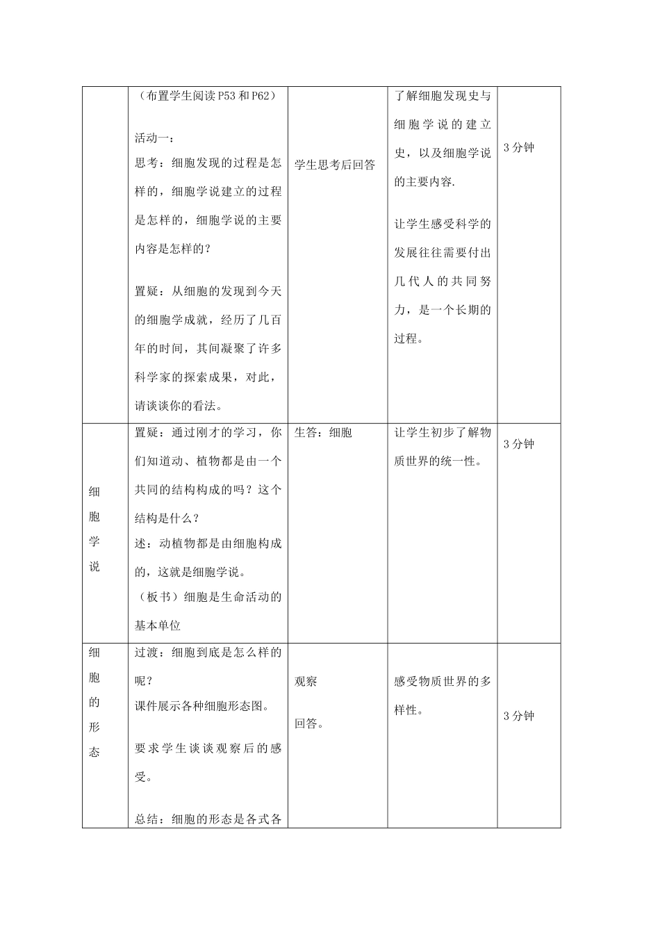 七年级科学上册《细胞》教案8 浙教版_第2页