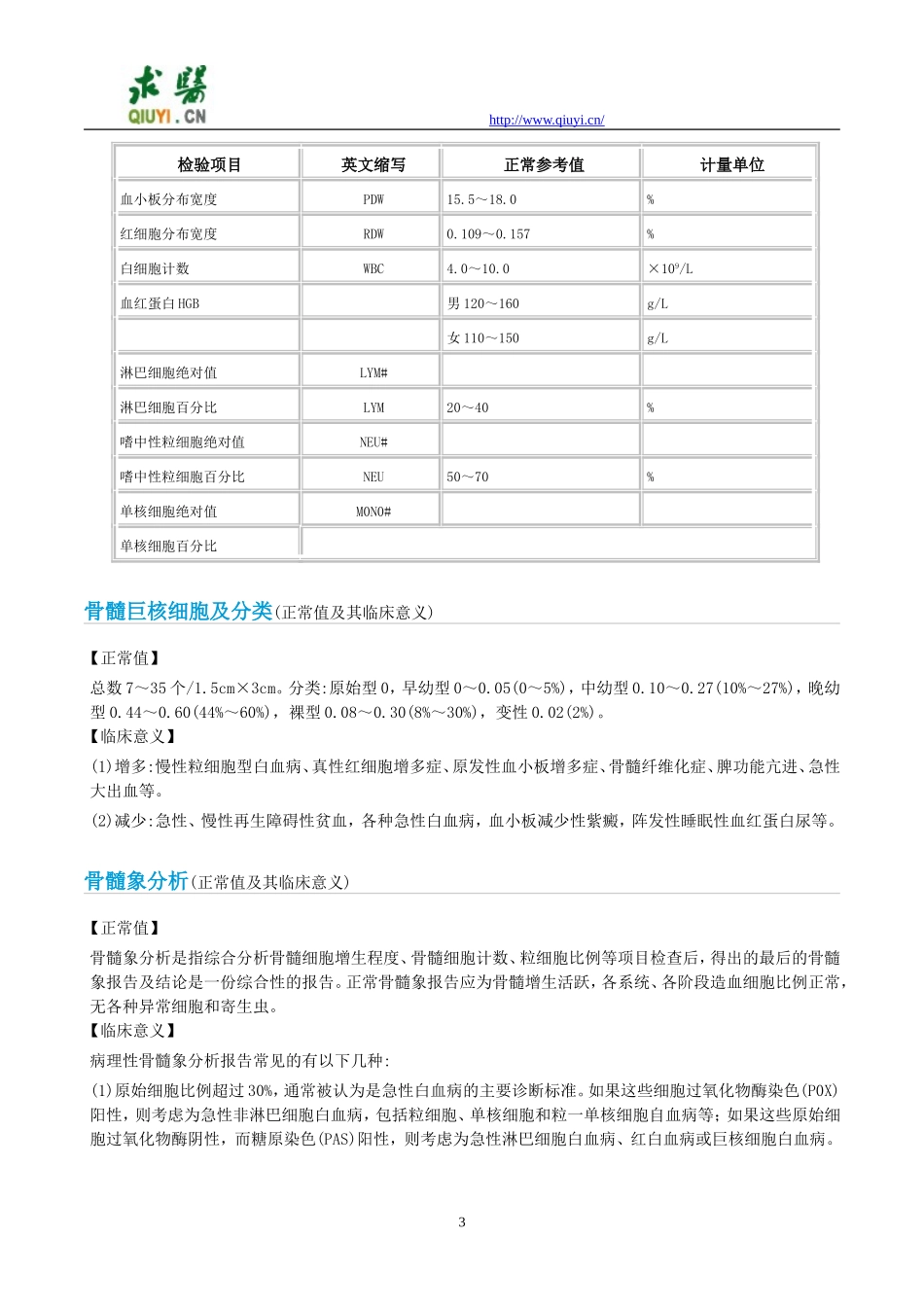 治疗特发性血小板减少性紫癜(rrP)需要做哪些化验检查_第3页
