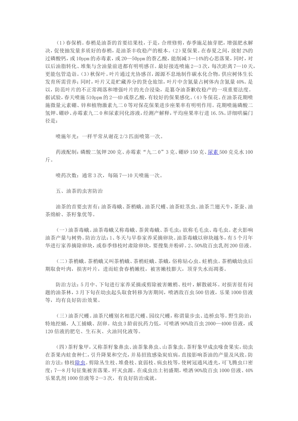 油茶的实用及栽培管理_第3页