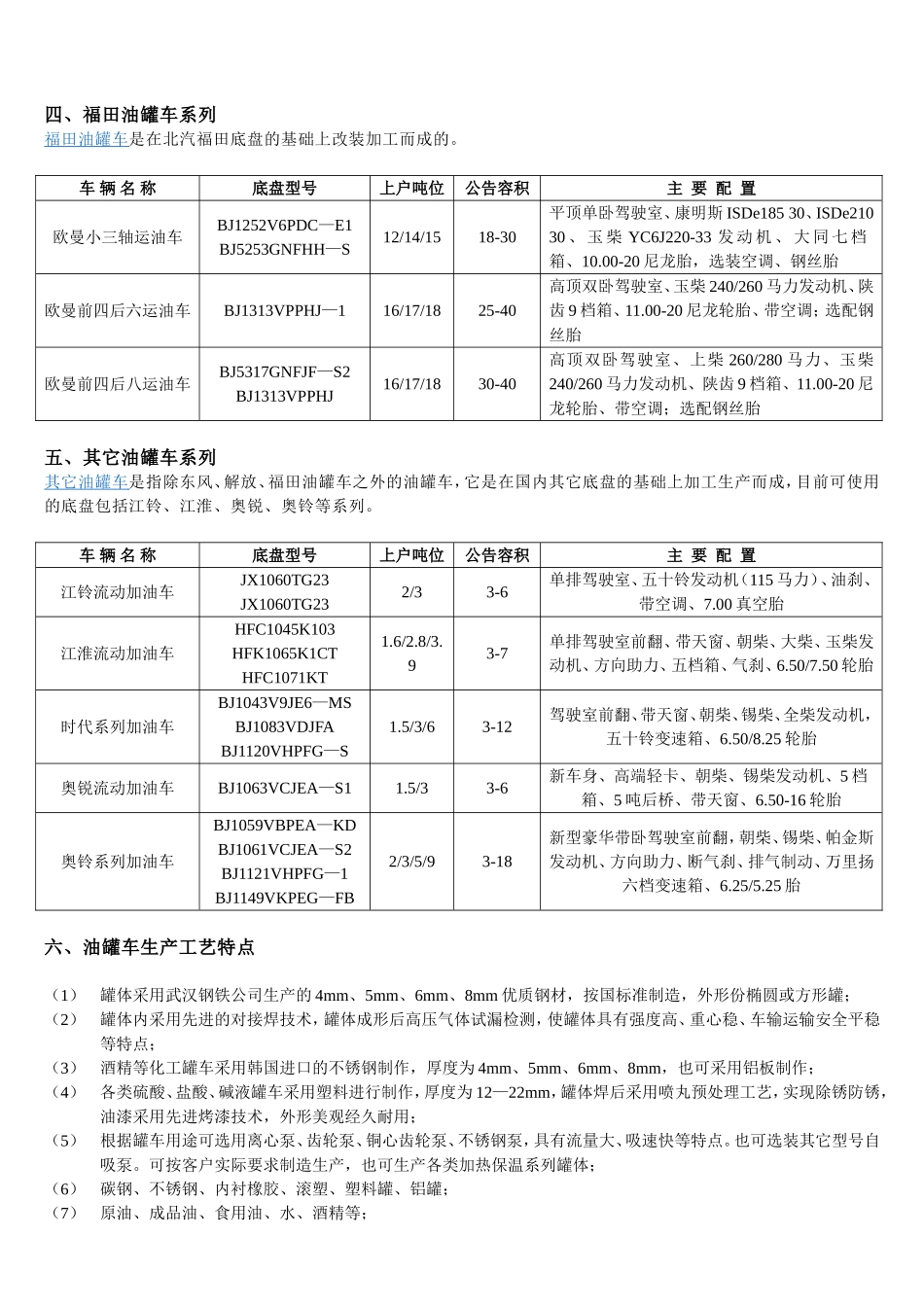 油罐车型号配置及价格介绍_第2页