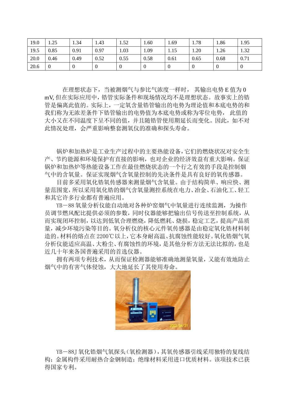 氧化锆氧传感器_第3页