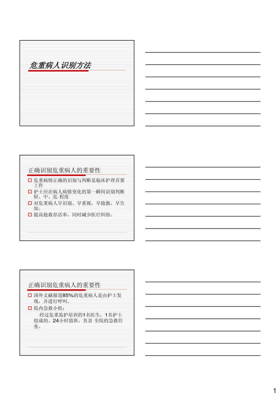 正确识别危重病人的方法_第1页