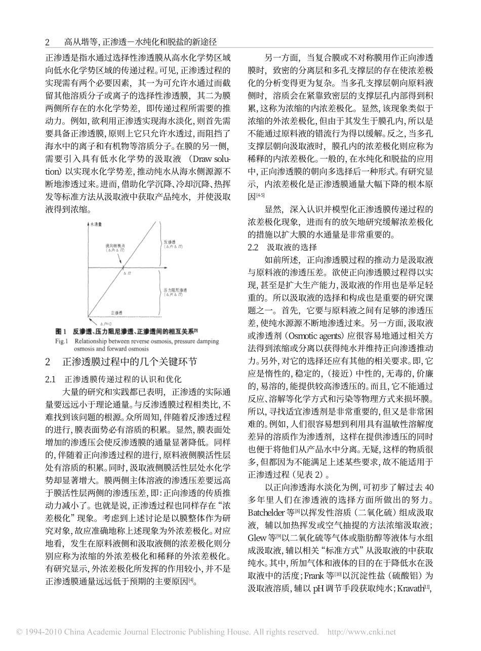 正渗透_水纯化和脱盐的新途径_第2页