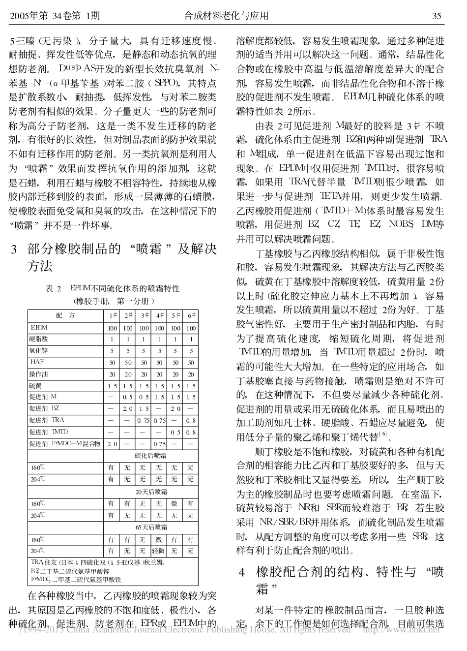 橡胶半成品和成品喷霜的成因及解决方法_第3页
