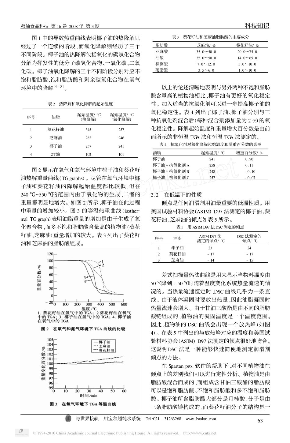 椰子油作为润滑剂原油的性质测定及评价_第3页