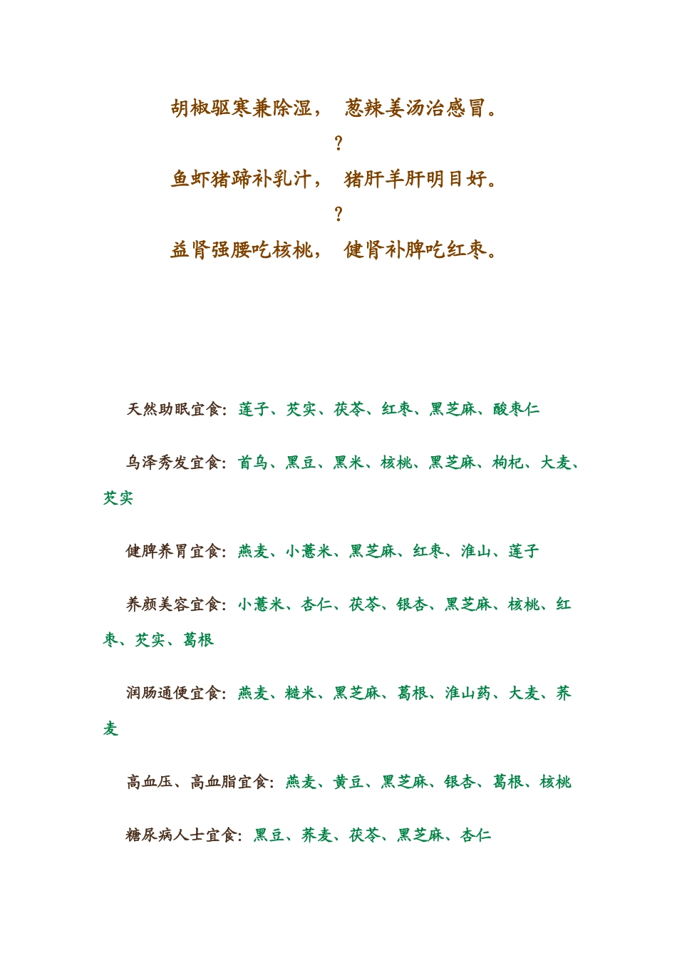 最实惠的食物治疗养生土方_第2页
