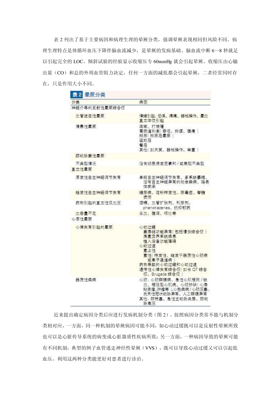 晕厥诊断与鉴别诊断新概念_第3页