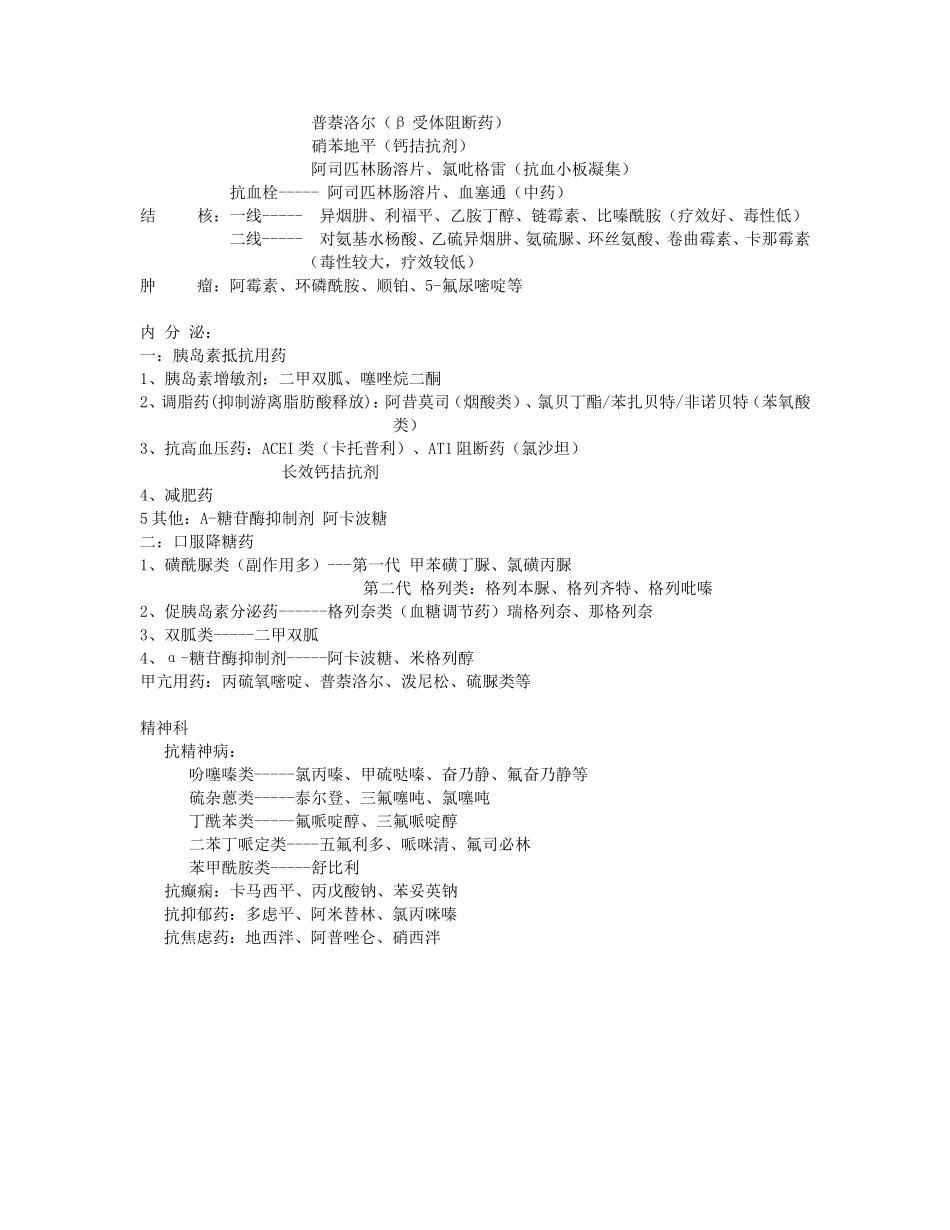 易造成药物性肝损伤的常用药物_第2页