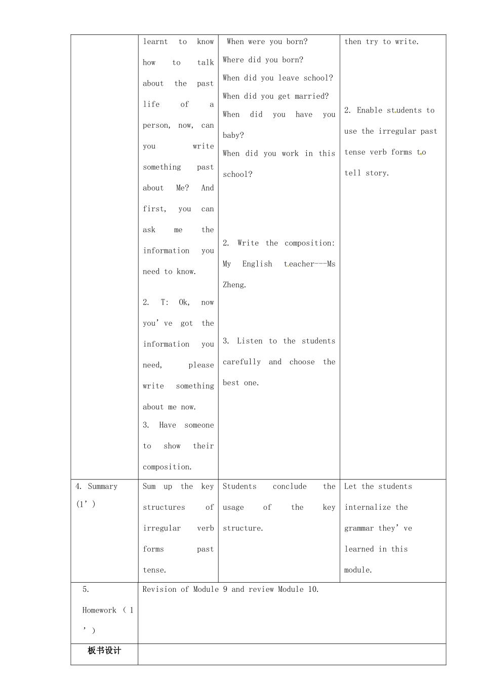 七年级英语下册 Module 9 Unit 3 Language in use教案 （新版）外研版-（新版）外研版初中七年级下册英语教案_第3页