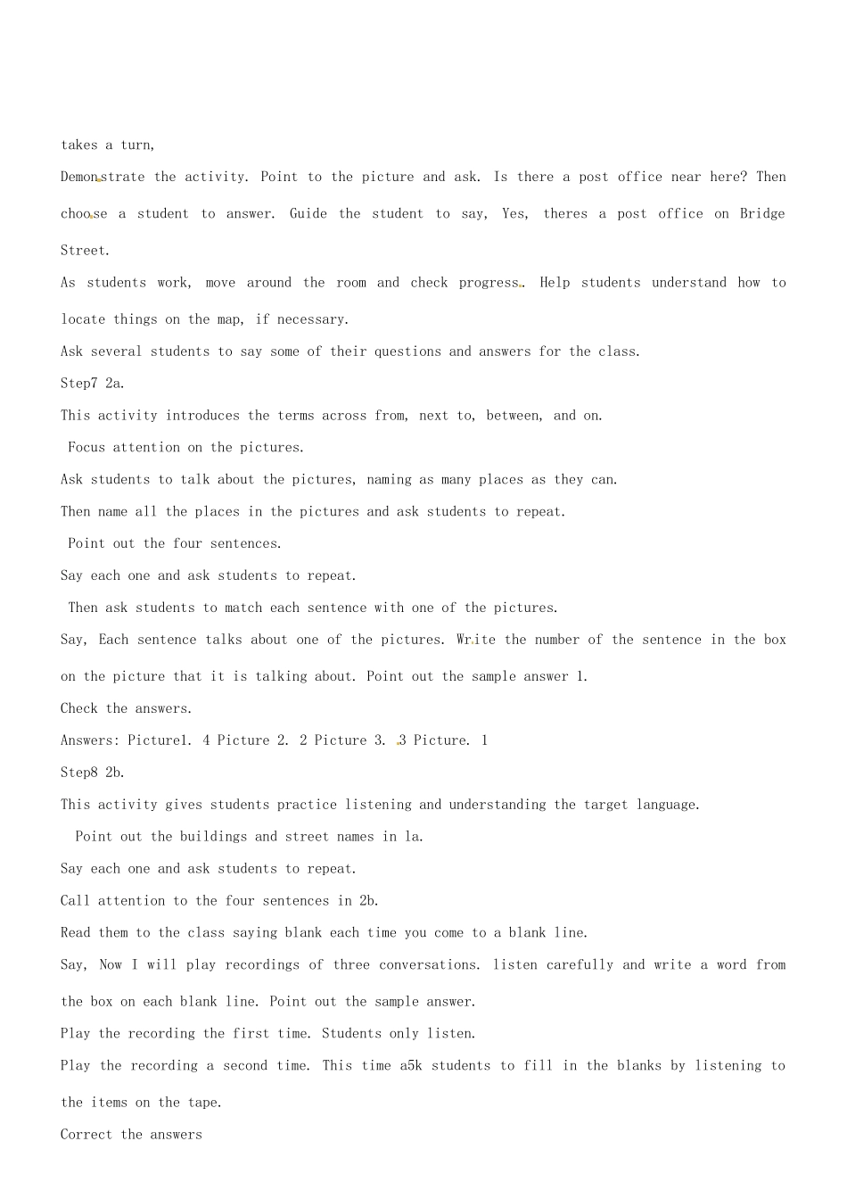 七年级英语下册 Unit2教案一 人教新目标版_第3页