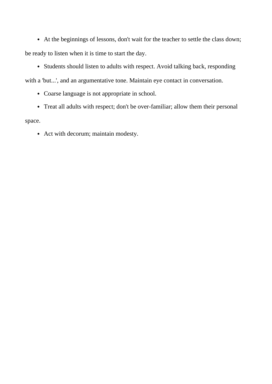 九年级英语Unit 12 You’re supposed to shake hands文章 Good Manners Policy新人教版_第2页