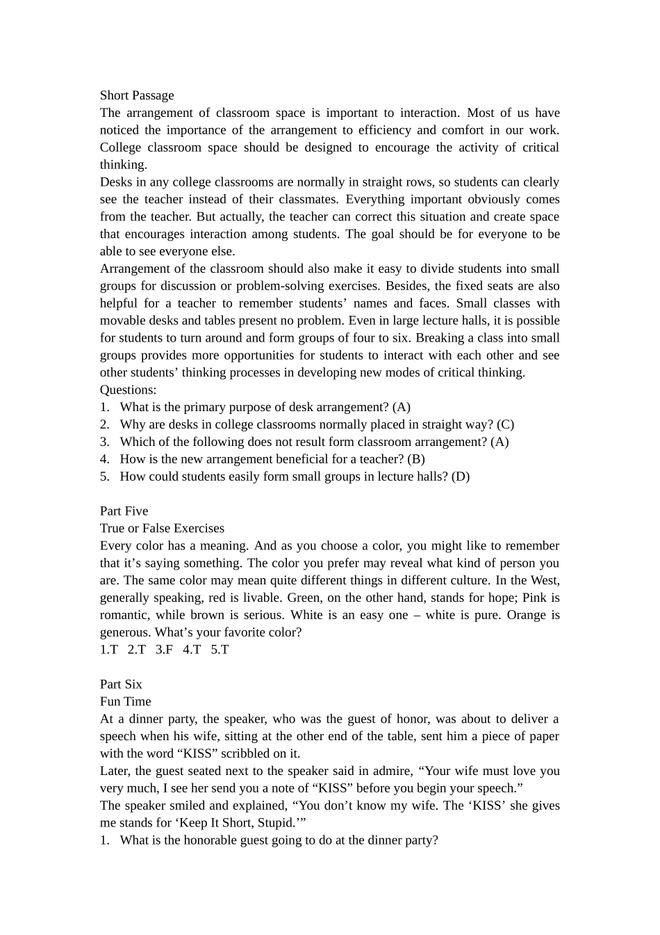 新动力 大学英语听力教程Unit 4原文及答案_第2页