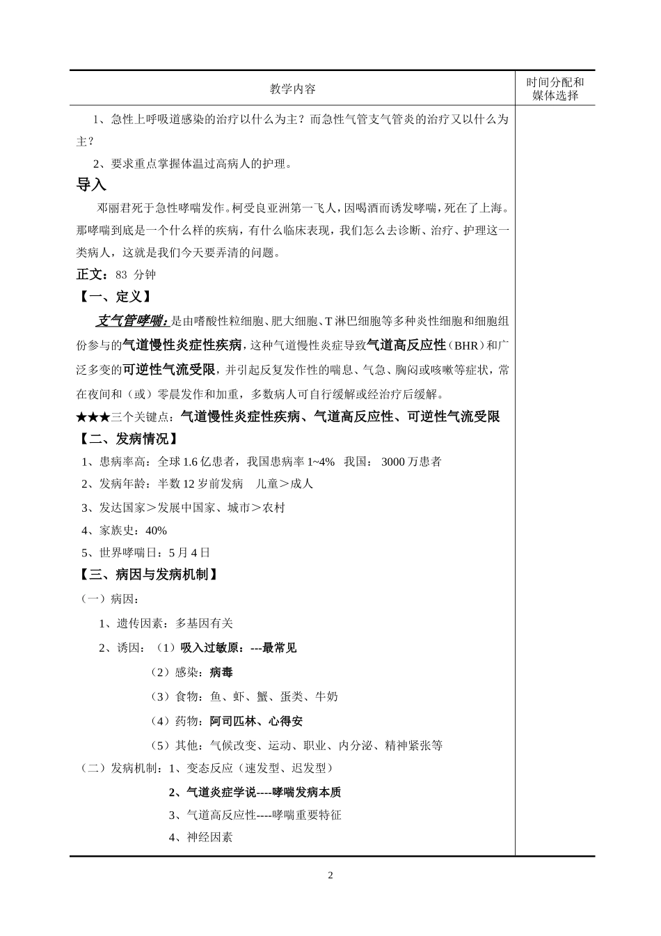 支气管哮喘病人的护理教案_第2页