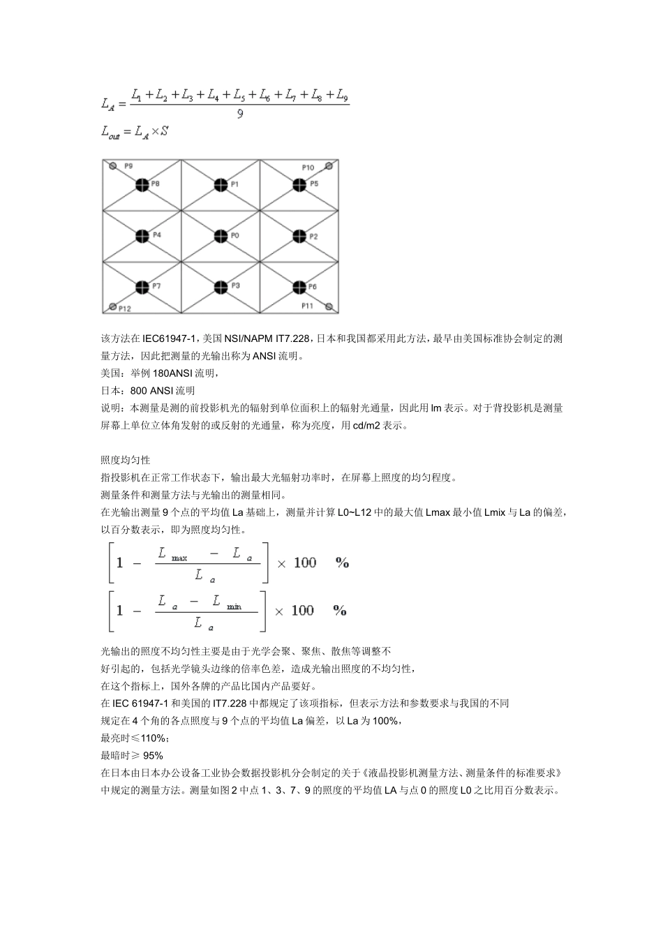 投影机的主要特性_第2页