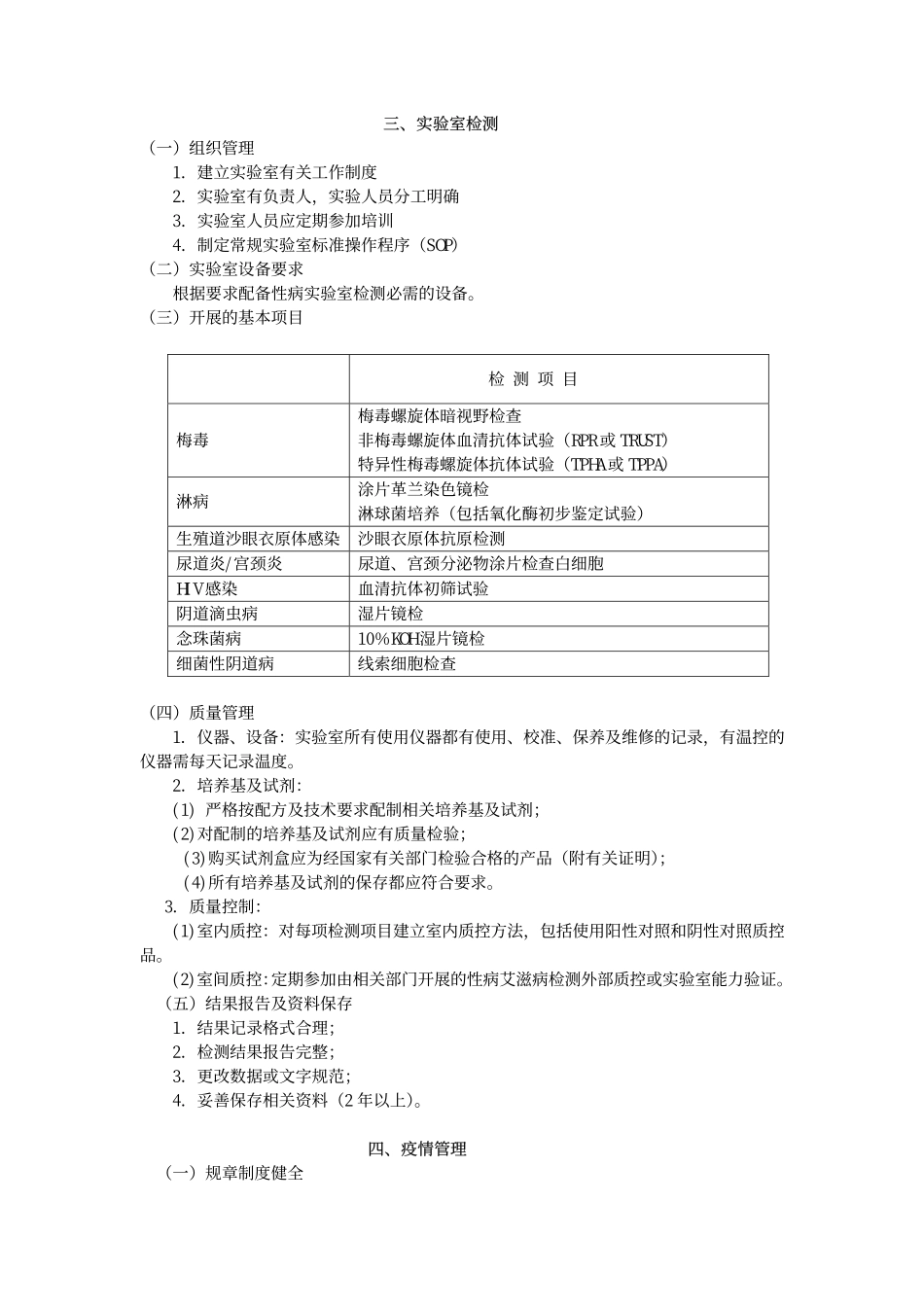 性病门诊规范化服务和管理标准_第3页