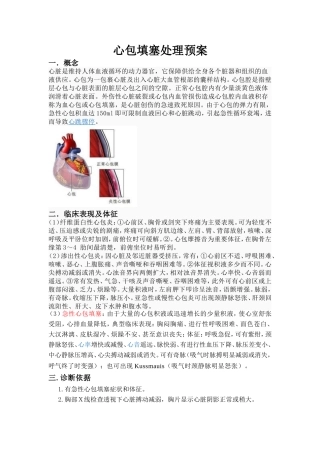 心包填塞处理预案