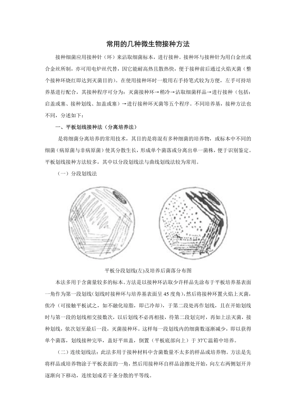 微生物菌种操作方法汇总_第1页
