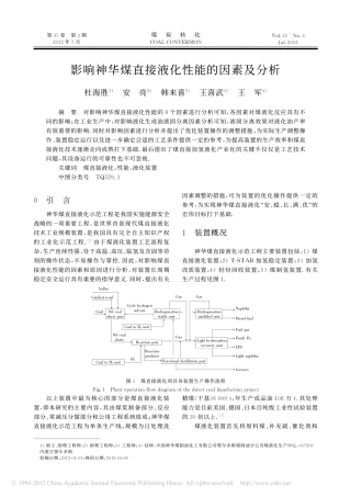 影响神华煤直接液化性能的因素及分析