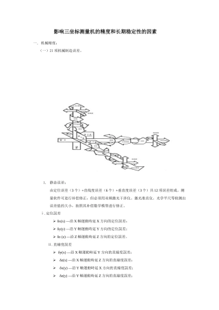 影响三坐标测量机的精度因素探讨