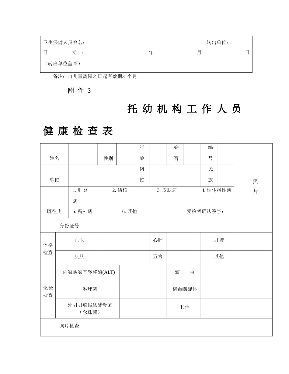 幼儿入园查体表_第3页